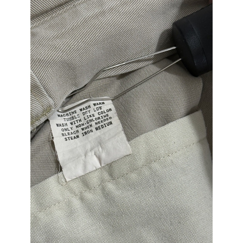 Polo Ralph Lauren Chino Pants Mens Size 38x35 Pleated Tan 100% Cotton‎ - Picture 11 of 15